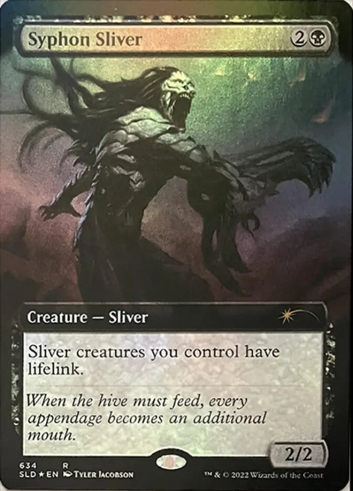 Syphon Sliver (Extended Art) [Secret Lair Drop Promos] - MTG Single