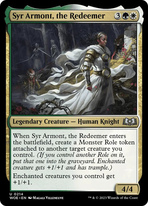 Syr Armont the Redeemer [Wilds of Eldraine] - MTG Single