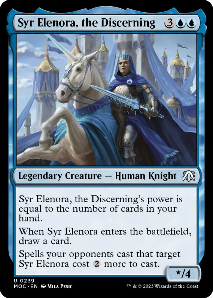 Syr Elenora the Discerning [March of the Machine Commander] - MTG Single