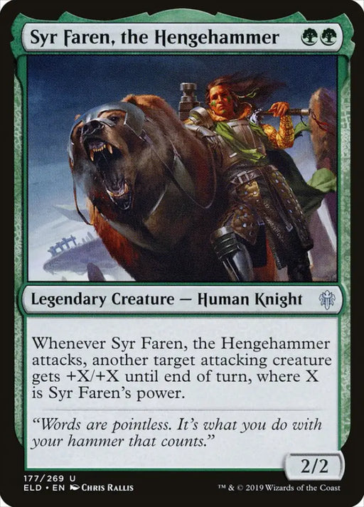 Syr Faren the Hengehammer [Throne of Eldraine] - MTG Single