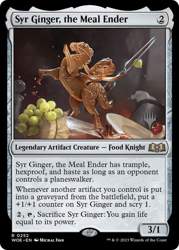 Syr Ginger the Meal Ender (Promo Pack) [Wilds of Eldraine Promos] - MTG Single