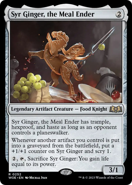 Syr Ginger the Meal Ender (Promo Pack) [Wilds of Eldraine Promos] - MTG Single
