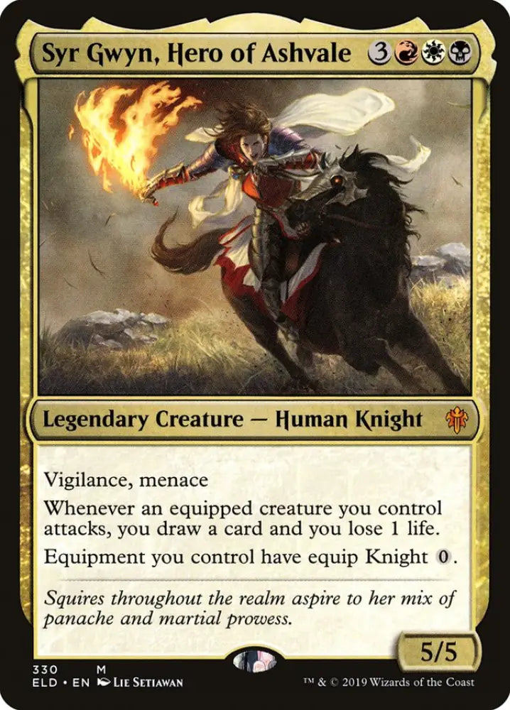 Syr Gwyn Hero of Ashvale [Throne of Eldraine] - MTG Single