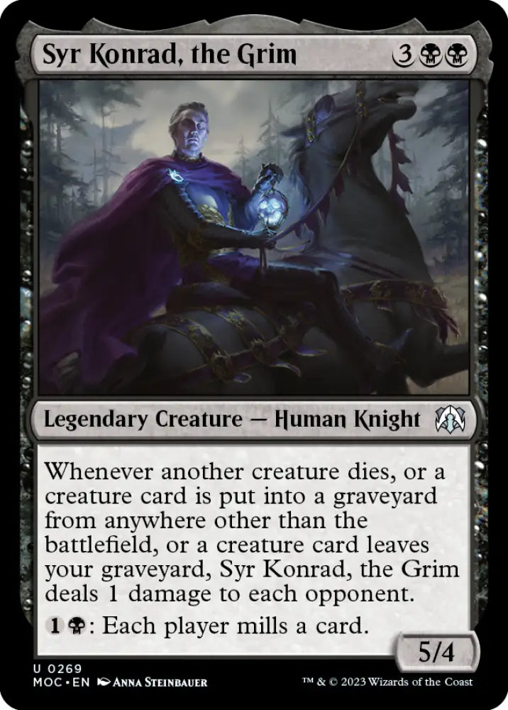 Syr Konrad the Grim [March of the Machine Commander] - MTG Single