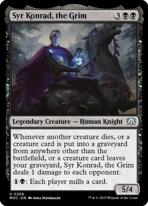 Syr Konrad the Grim [March of the Machine Commander] - MTG Single