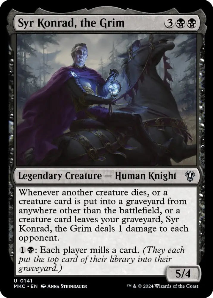 Syr Konrad the Grim [Murders at Karlov Manor Commander] - MTG Single