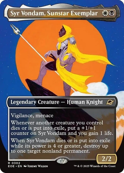 Syr Vondam, Sunstar Exemplar (302) [Edge of Eternities]