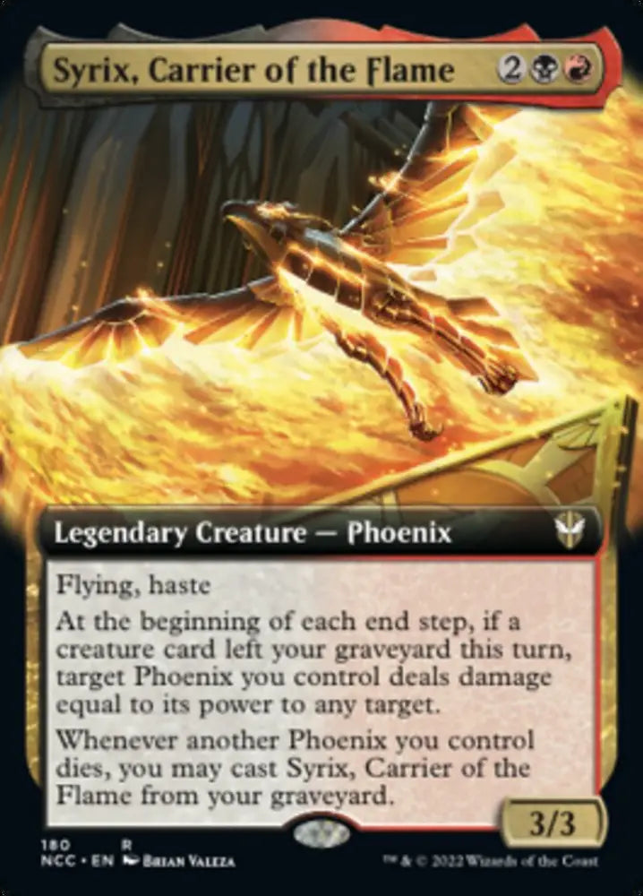 Syrix Carrier of the Flame (Extended Art) [Streets of New Capenna Commander] - MTG Single