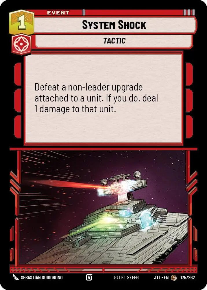 System Shock (175/262) [Jump to Lightspeed] - Star Wars: Unlimited Single