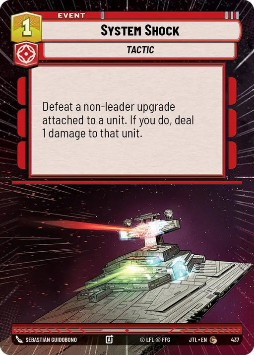 System Shock (Hyperspace) (437) [Jump to Lightspeed] - Star Wars: Unlimited Single