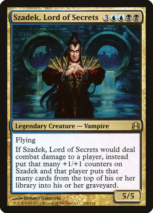 Szadek Lord of Secrets [Commander 2011] - MTG Single