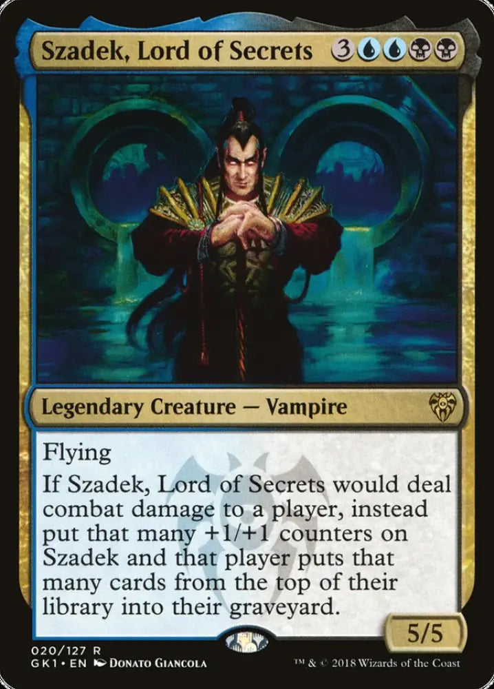 Szadek Lord of Secrets [Guilds of Ravnica Guild Kit] - MTG Single