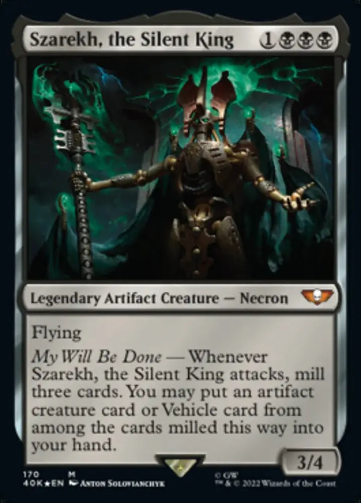 Szarekh the Silent King (170) [Warhammer 40,000] - MTG Single