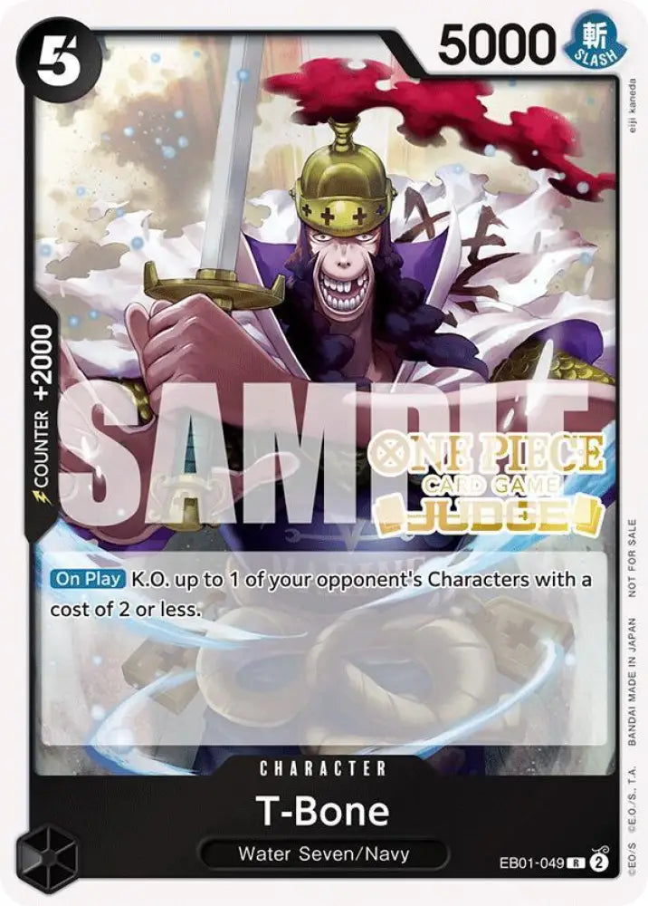 T-Bone (Judge Pack Vol. 5) (EB01-049) [One Piece Promotion Cards]