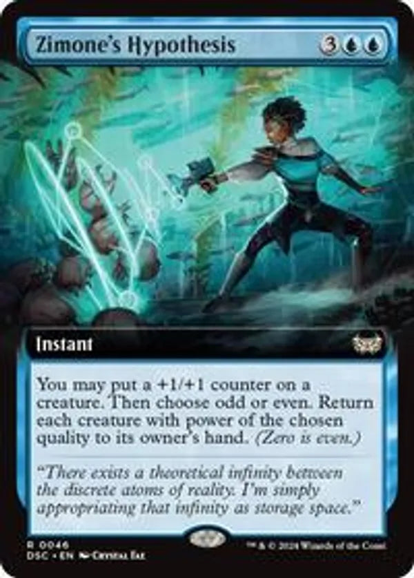 Zimone's Hypothesis (Extended Art) [Duskmourn: House of Horror Commander]