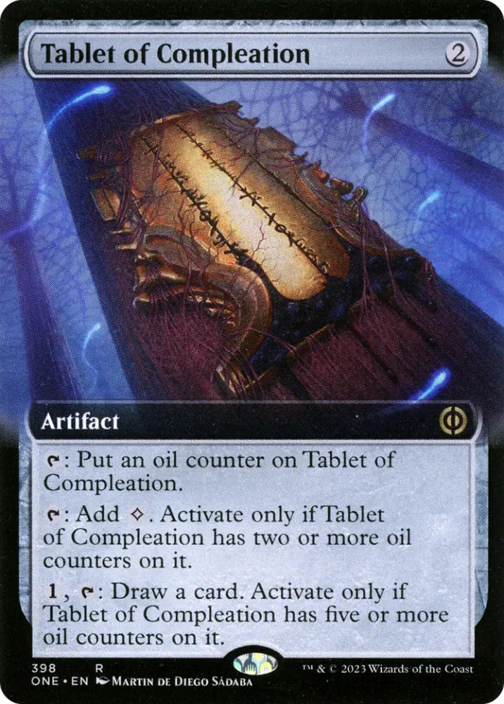 Tablet of Compleation (Extended Art) [Phyrexia: All Will Be One] - MTG Single