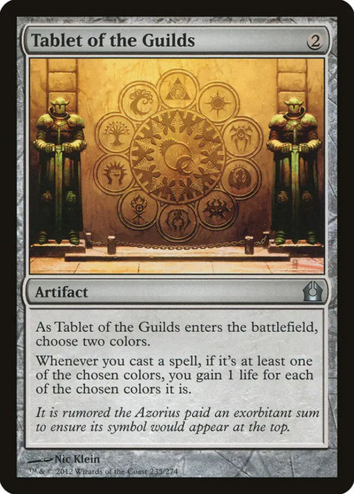 Tablet of the Guilds [Return to Ravnica] - MTG Single