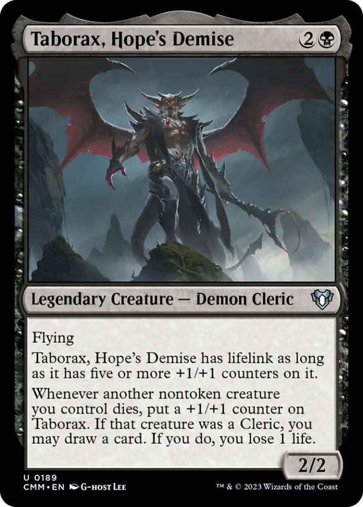 Taborax Hope’s Demise [Commander Masters] - MTG Single
