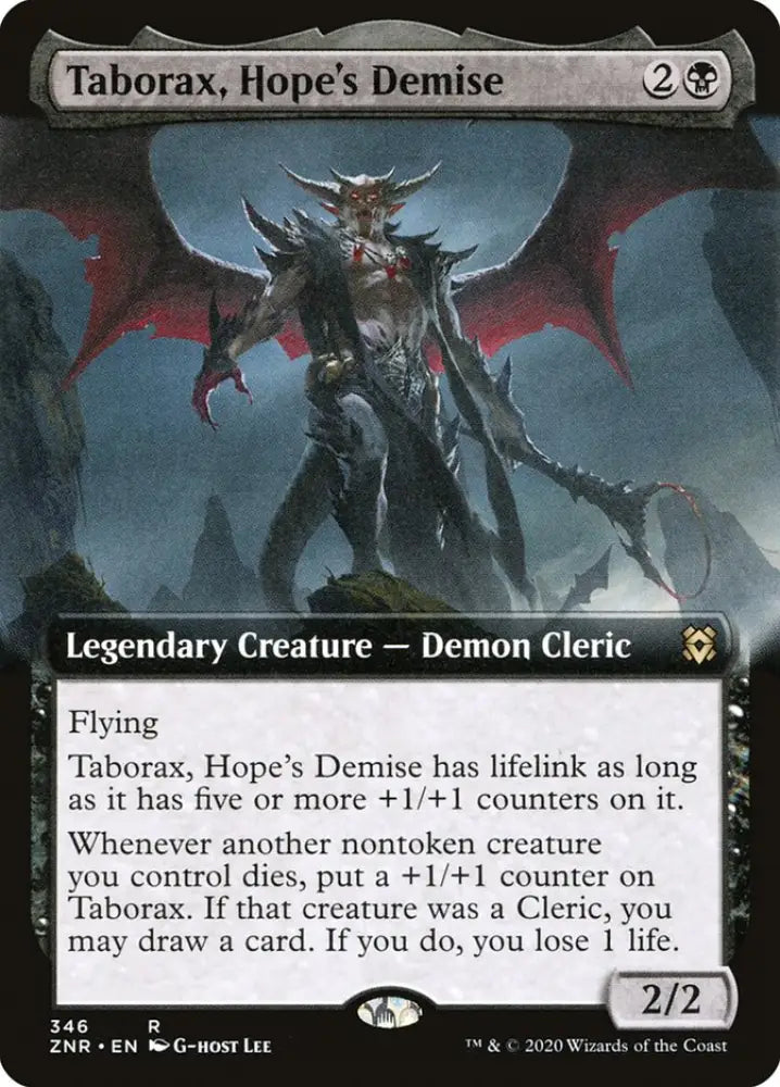 Taborax Hope’s Demise (Extended Art) [Zendikar Rising] - MTG Single