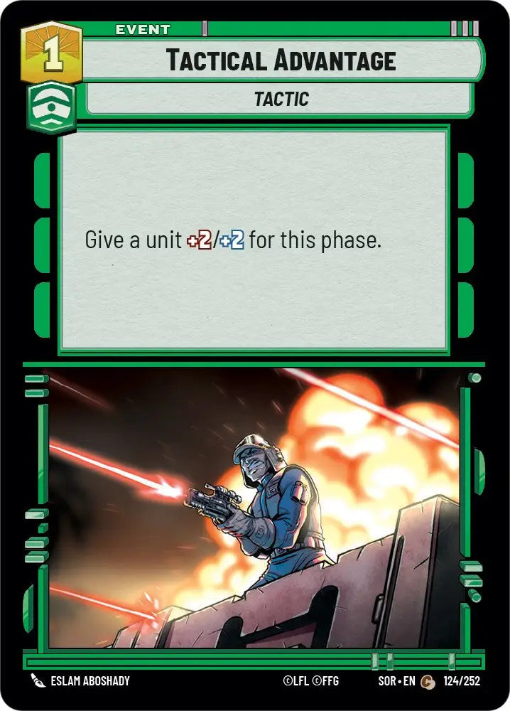 Tactical Advantage (124/252) [Spark of Rebellion] - Star Wars: Unlimited Single