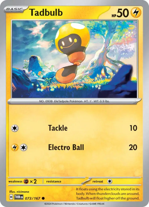 Tadbulb (073/167) [Scarlet & Violet: Twilight Masquerade] - Pokemon Single