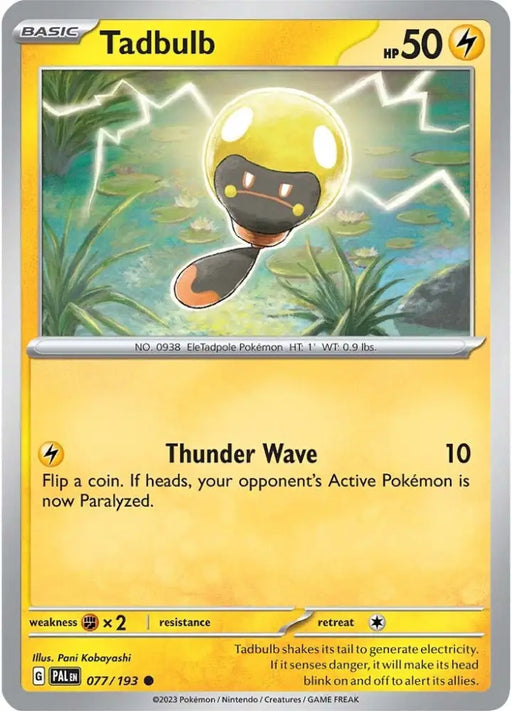 Tadbulb (077/193) [Scarlet & Violet: Paldea Evolved] - Pokemon Single