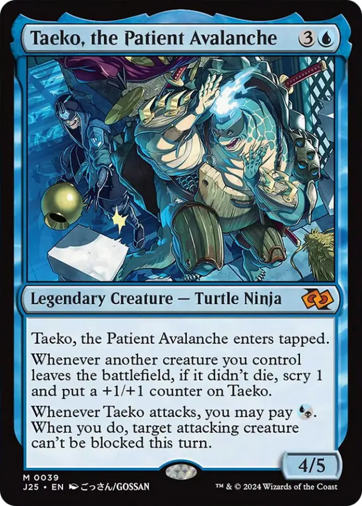 Taeko the Patient Avalanche (Anime) [Foundations Jumpstart] - MTG Single