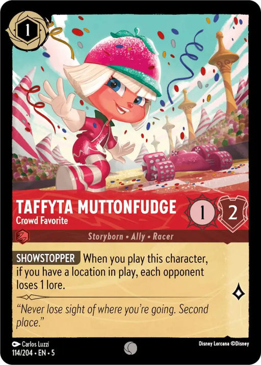 Taffyta Muttonfudge - Crowd Favorite (114/204) [Shimmering Skies] - Lorcana Single