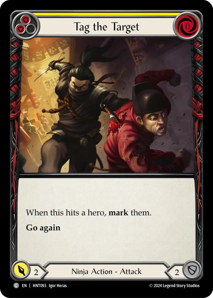 Tag the Target (Yellow) [The Hunted] - Flesh And Blood Single