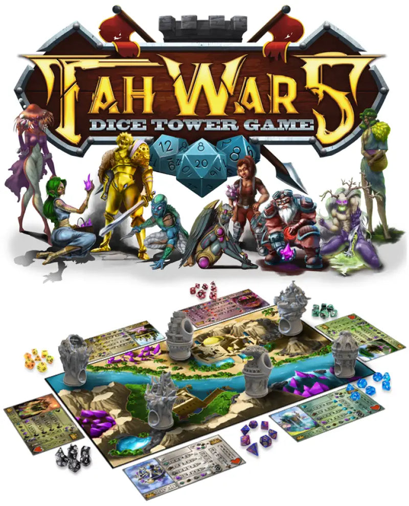 Tah Wars: A Dice Tower Game (ML) - Board Games