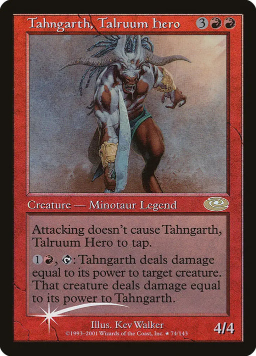 Tahngarth Talruum Hero (Kev Walker) [Planeshift] - MTG Single
