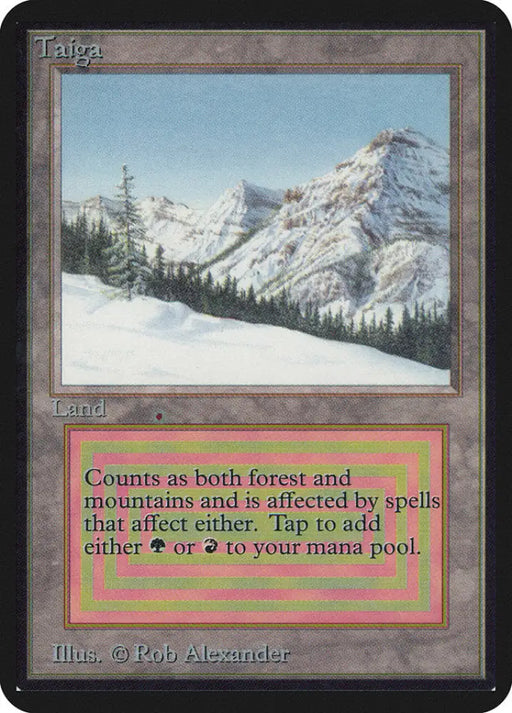 Taiga [Alpha Edition] - MTG Single