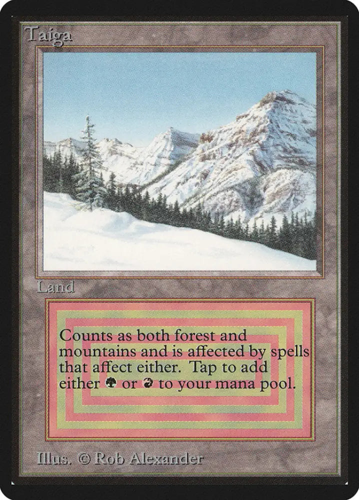 Taiga [Beta Edition] - MTG Single