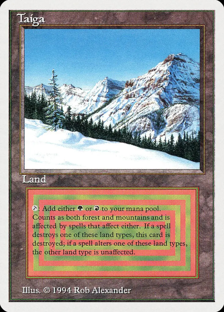 Taiga [Summer Magic / Edgar] - MTG Single