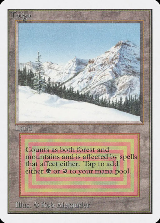 Taiga [Unlimited Edition] - MTG Single