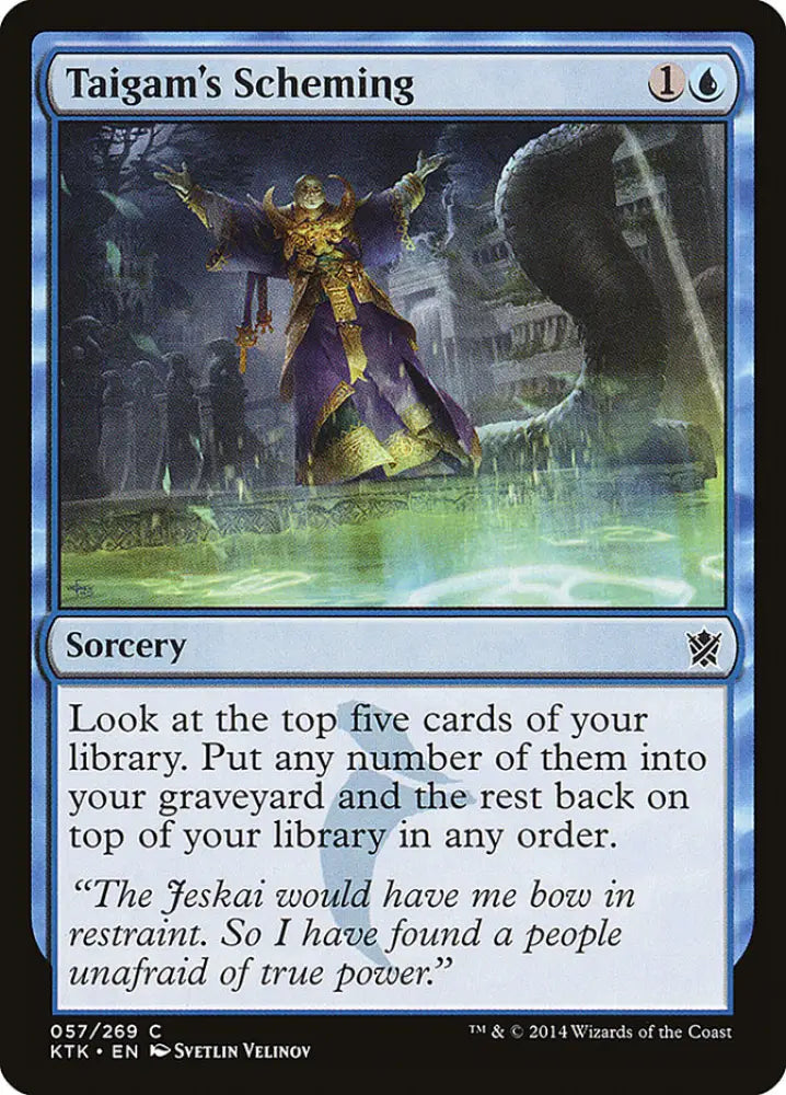 Taigam’s Scheming [Khans of Tarkir] - MTG Single