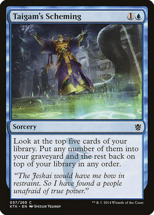 Taigam’s Scheming [Khans of Tarkir] - MTG Single