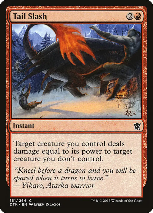 Tail Slash [Dragons of Tarkir] - MTG Single