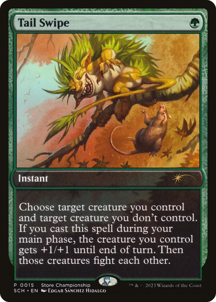 Tail Swipe [World Championship Promos] - MTG Single