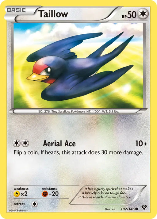Taillow (102/146) [XY: Base Set] - Pokemon Single