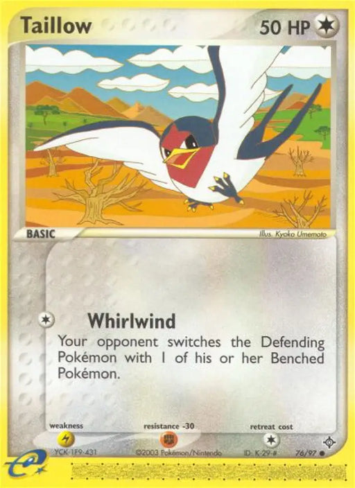 Taillow (76/97) [EX: Dragon] - Pokemon Single