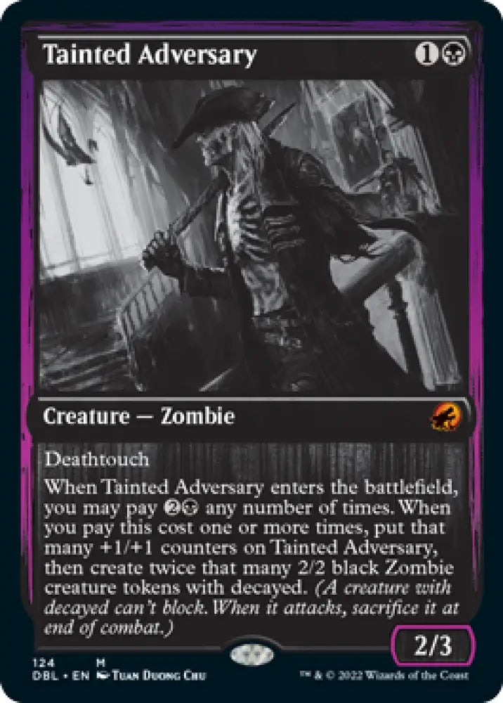 Tainted Adversary [Innistrad: Double Feature] - MTG Single
