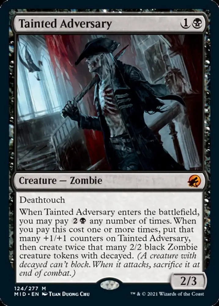 Tainted Adversary [Innistrad: Midnight Hunt] - MTG Single