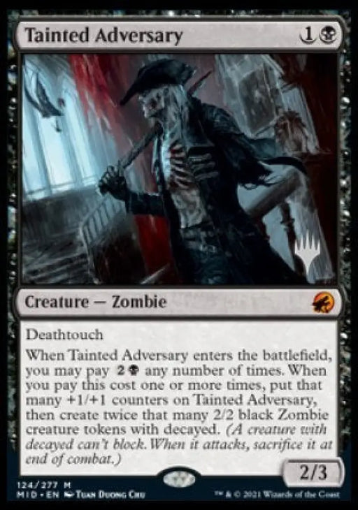 Tainted Adversary (Promo Pack) [Innistrad: Midnight Hunt Promos] - MTG Single