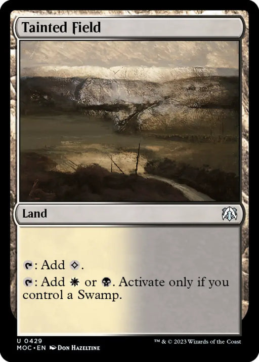 Tainted Field [March of the Machine Commander] - MTG Single
