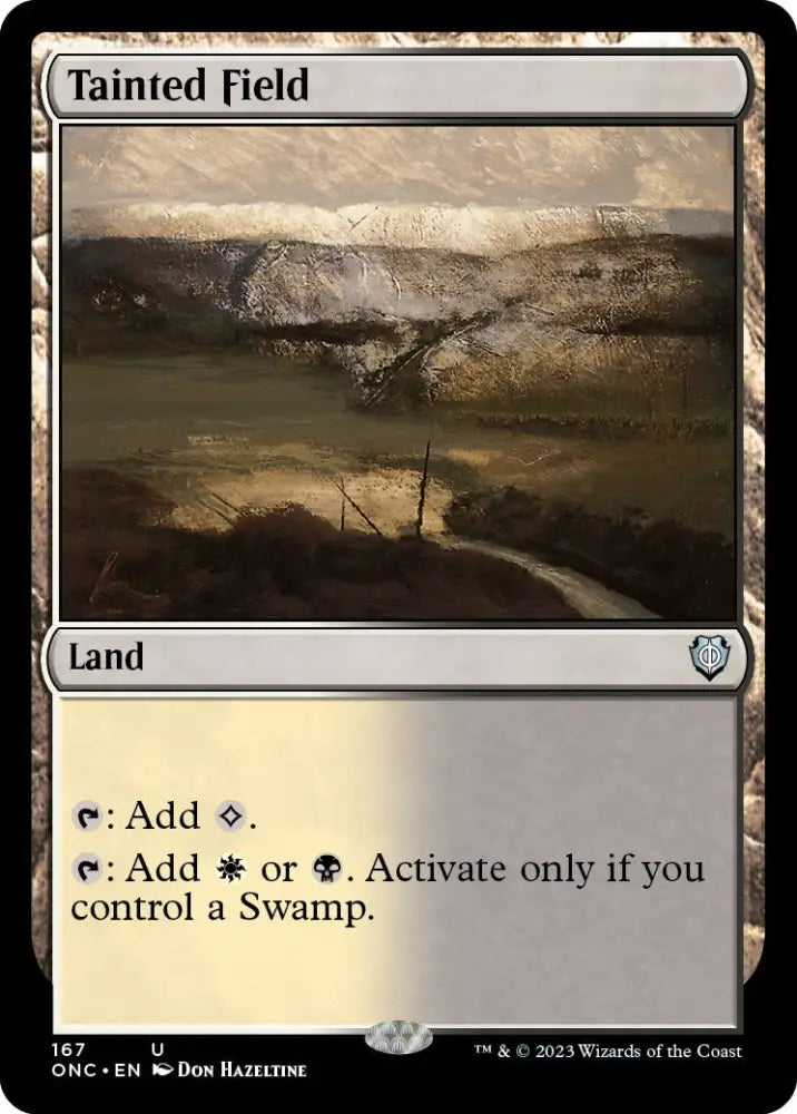 Tainted Field [Phyrexia: All Will Be One Commander] - MTG Single