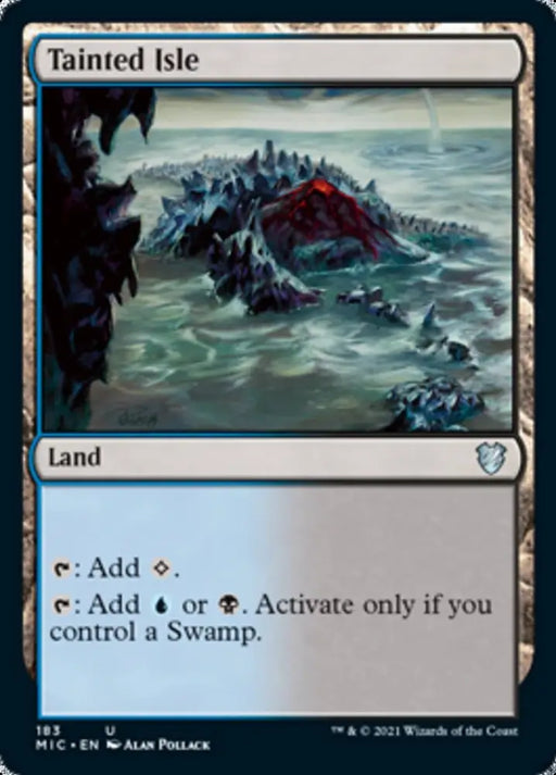 Tainted Isle [Innistrad: Midnight Hunt Commander] - MTG Single