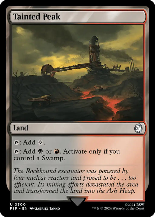 Tainted Peak [Fallout] - MTG Single