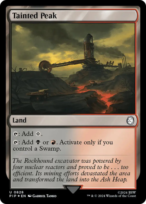 Tainted Peak (Surge Foil) [Fallout] - MTG Single