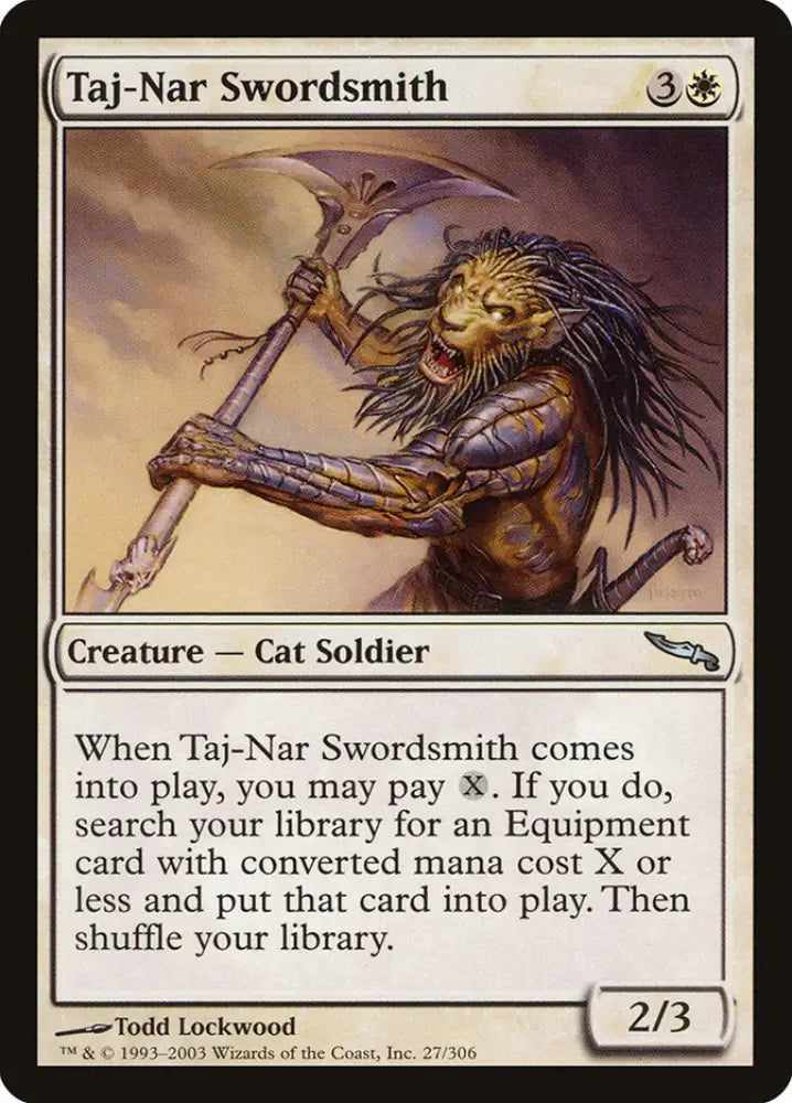 Taj-Nar Swordsmith [Mirrodin] - MTG Single